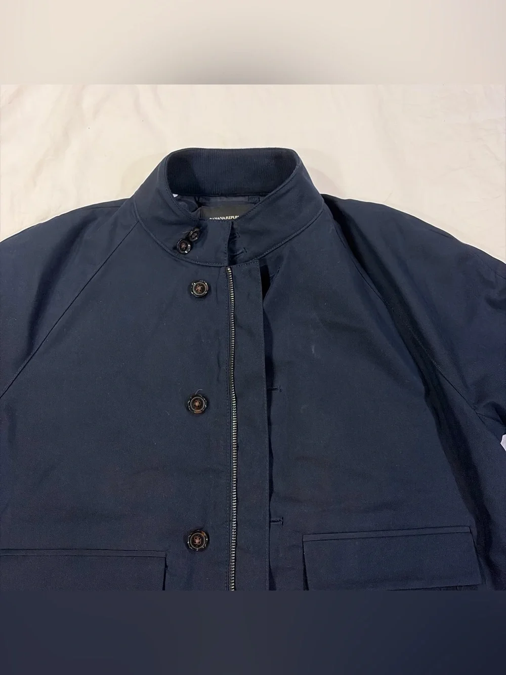 Banana Republic Navy Men's Bomber Jacket
